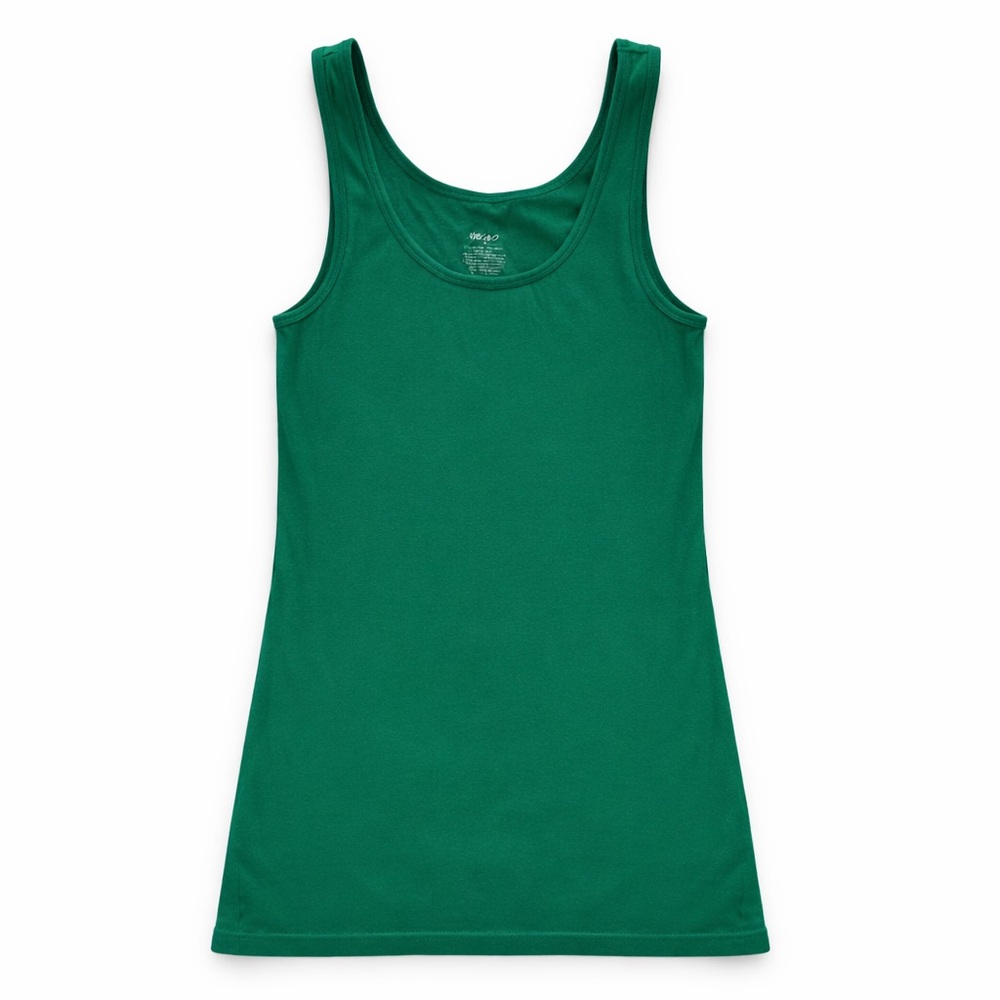 AS-IS Mossimo Emerald Green Scoop‎ Neck Tank Top - Size Small